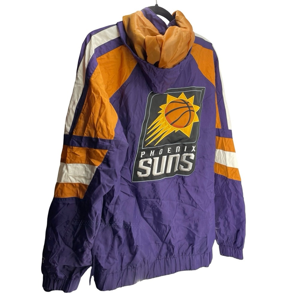 Starter Men's Jacket Phoenix Suns Purple Nylon Large